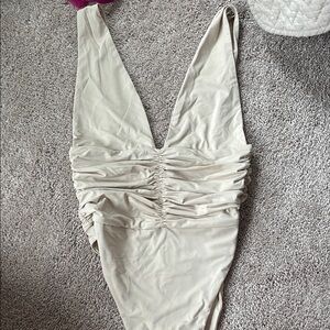 Riot Swim Echo One Piece Moderate Coverage - Coconut